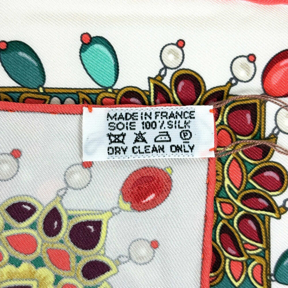 HERMES Pink Silk Scarf - Picture 2 of 5